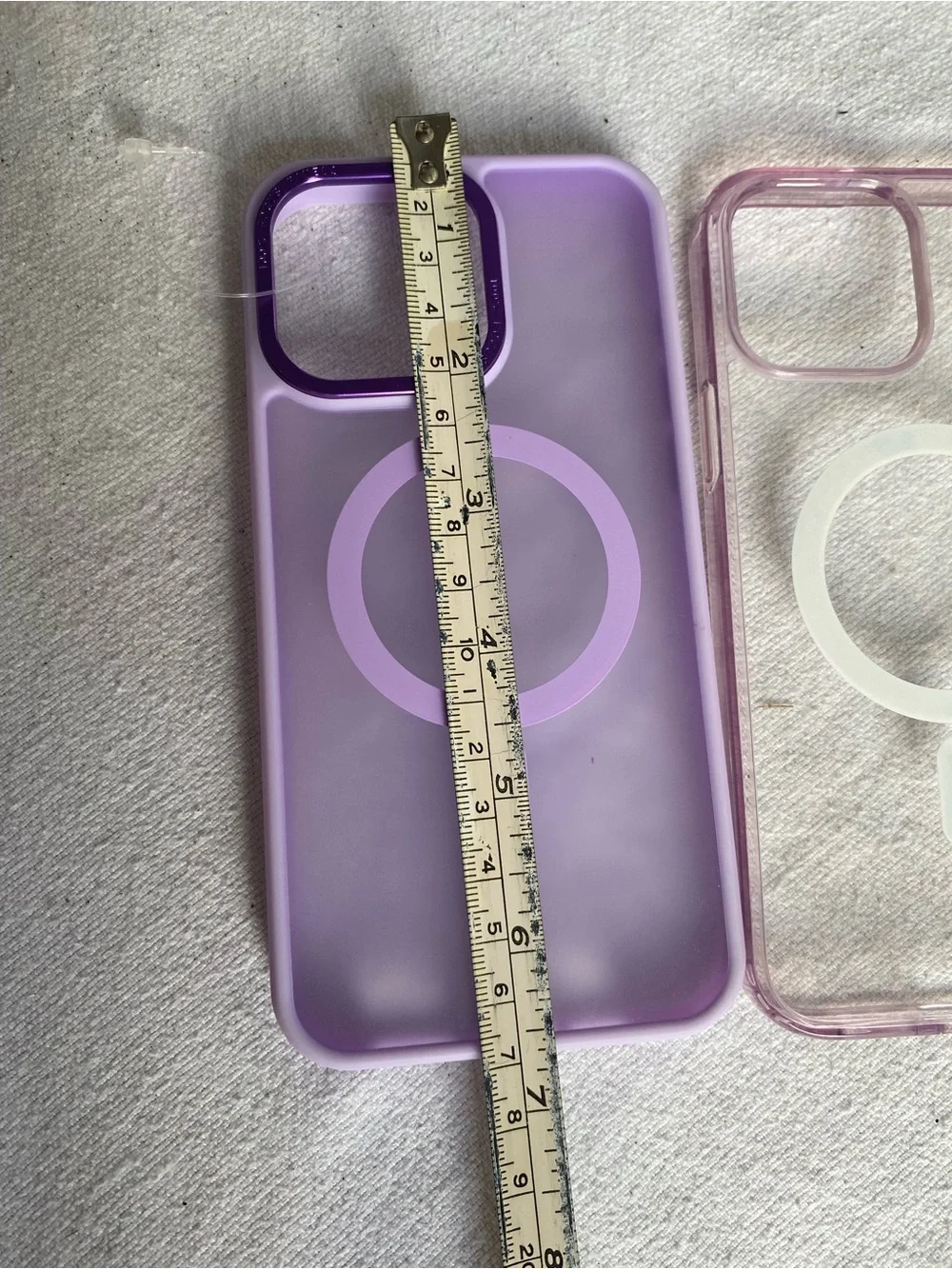 3-Pack Magnetic Wireless Charging Fitted Phone Cases Floral Clear Purple Pink